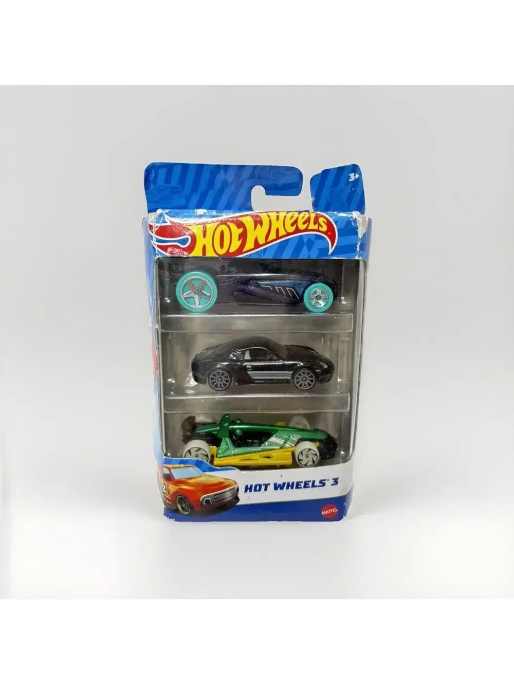 2022 Hot Wheels Main Line 3-Pack 1/64 Scale Diecast Cars Assortment * Box Defect